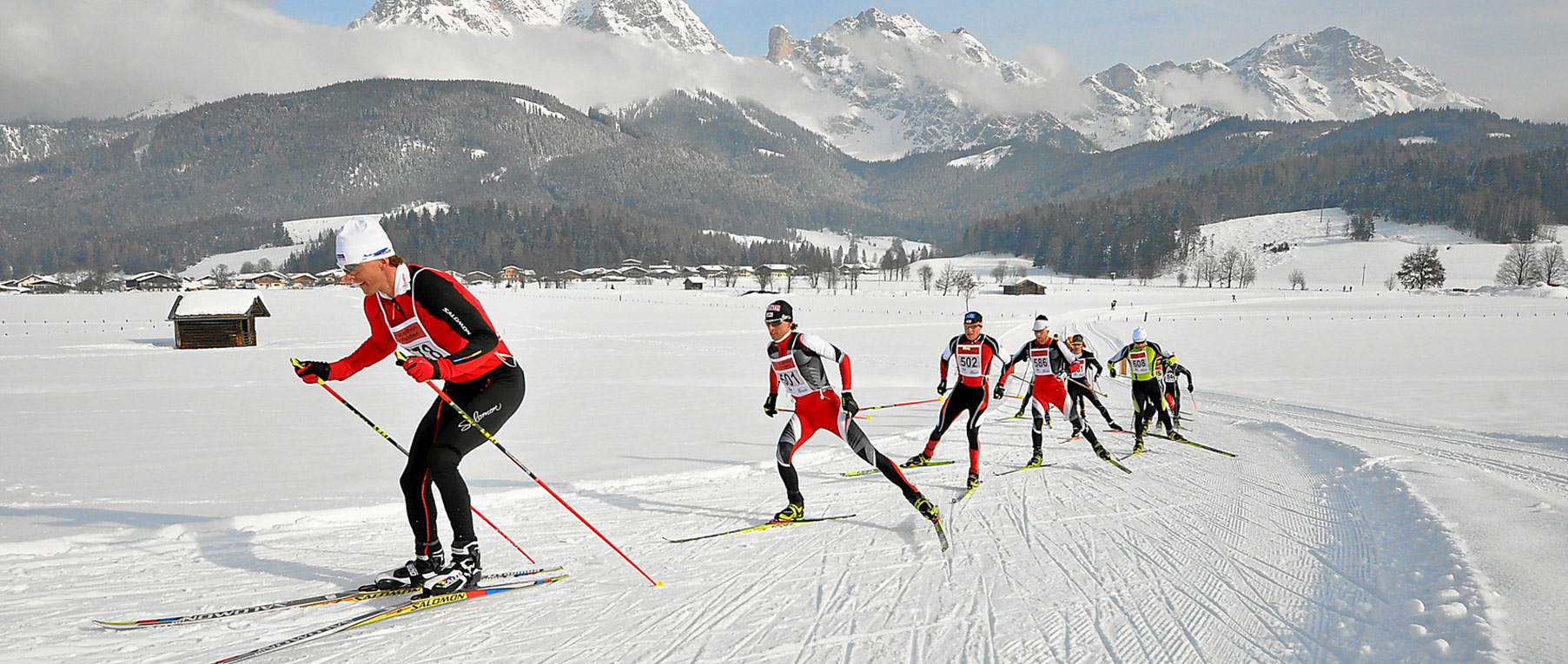 Cross-country-skiing in Saalfelden